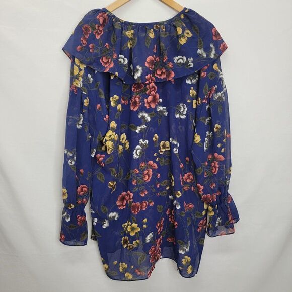 Victoria’s Secret 90’s Vintage Ruffle Floral Top - Picture 10 of 13